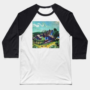 Farmhouses in the Morning Baseball T-Shirt